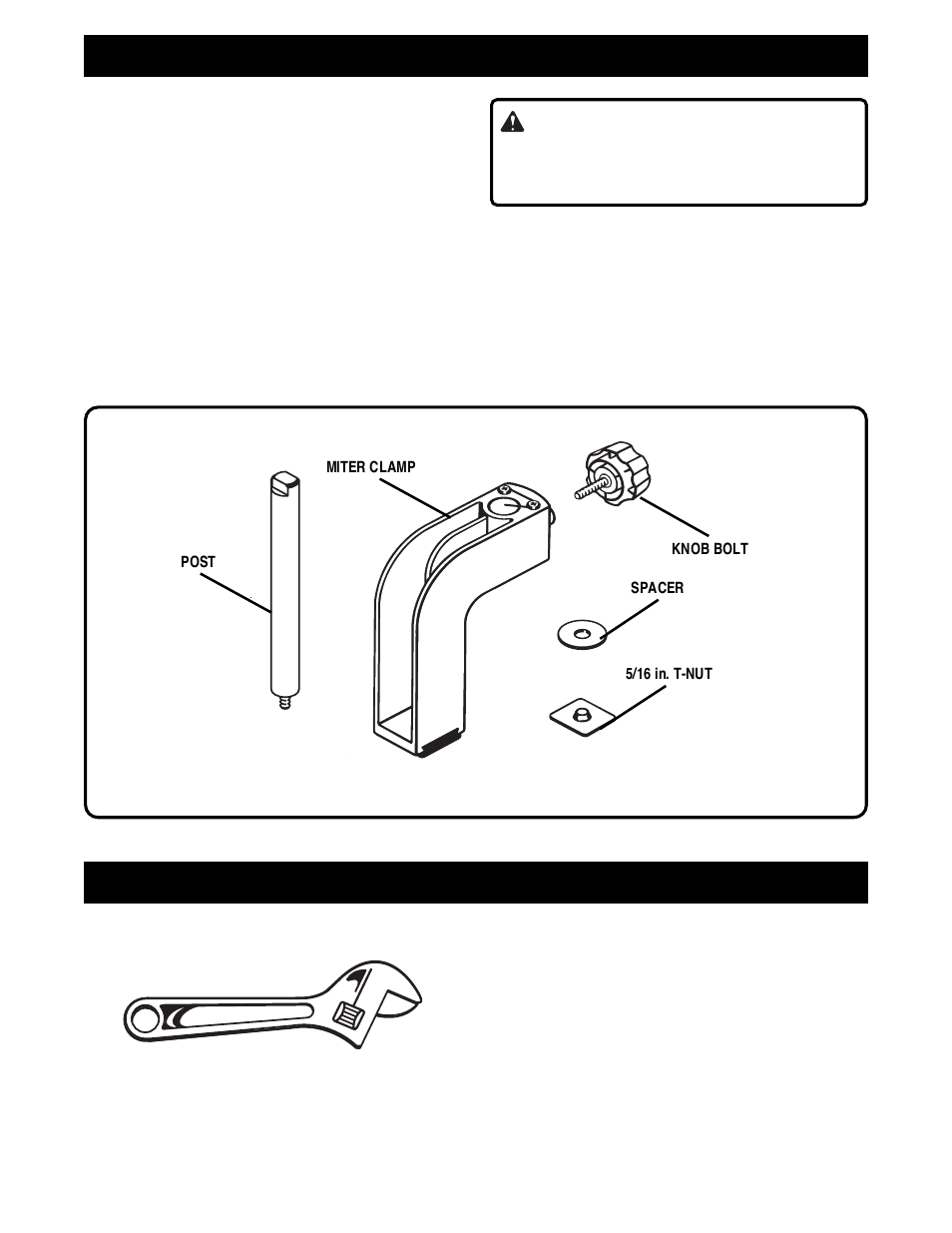 Unpacking, Tools needed, Warning | Ryobi 4710300 User Manual | Page 3 / 8