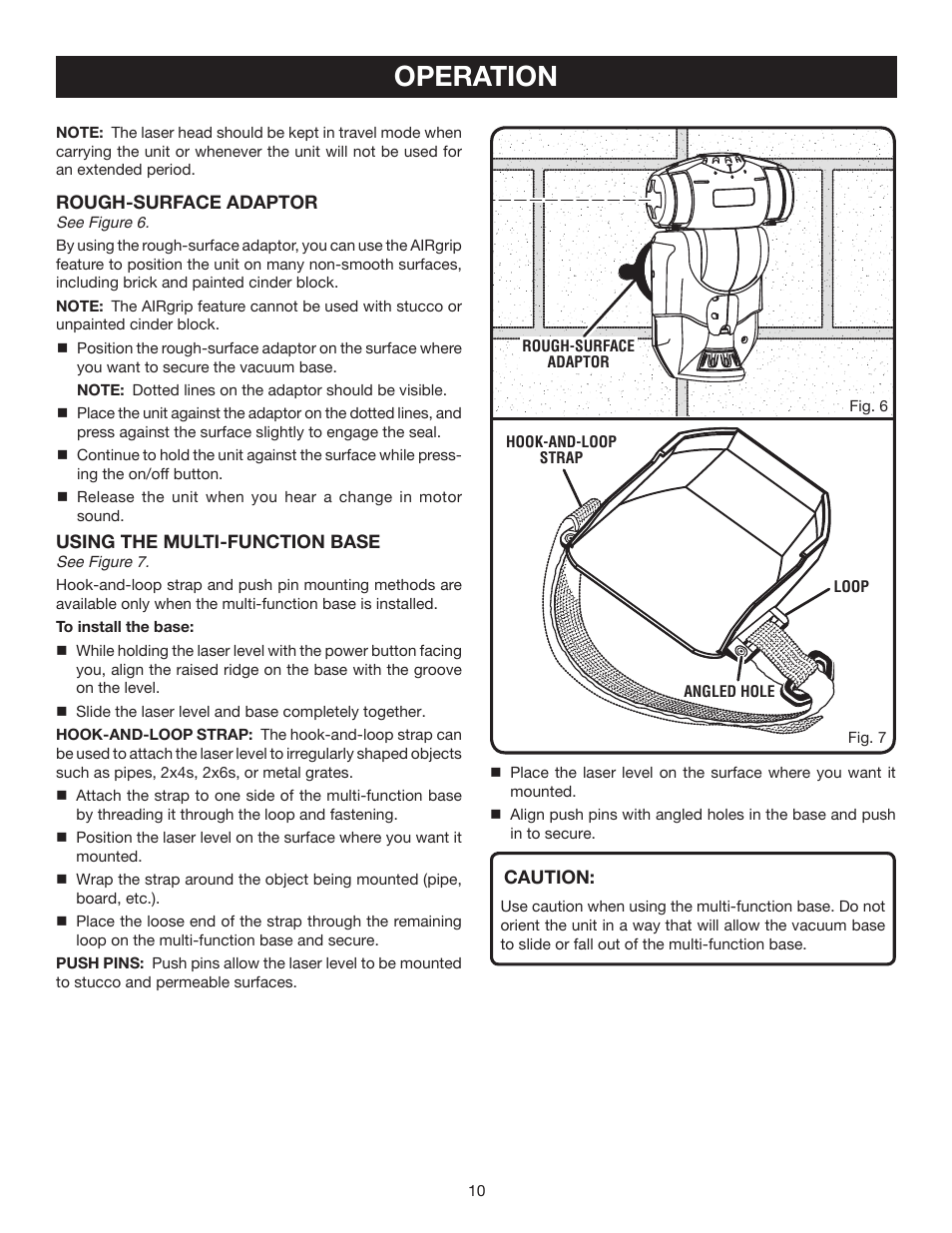 Operation | Ryobi ELL0002 User Manual | Page 10 / 14