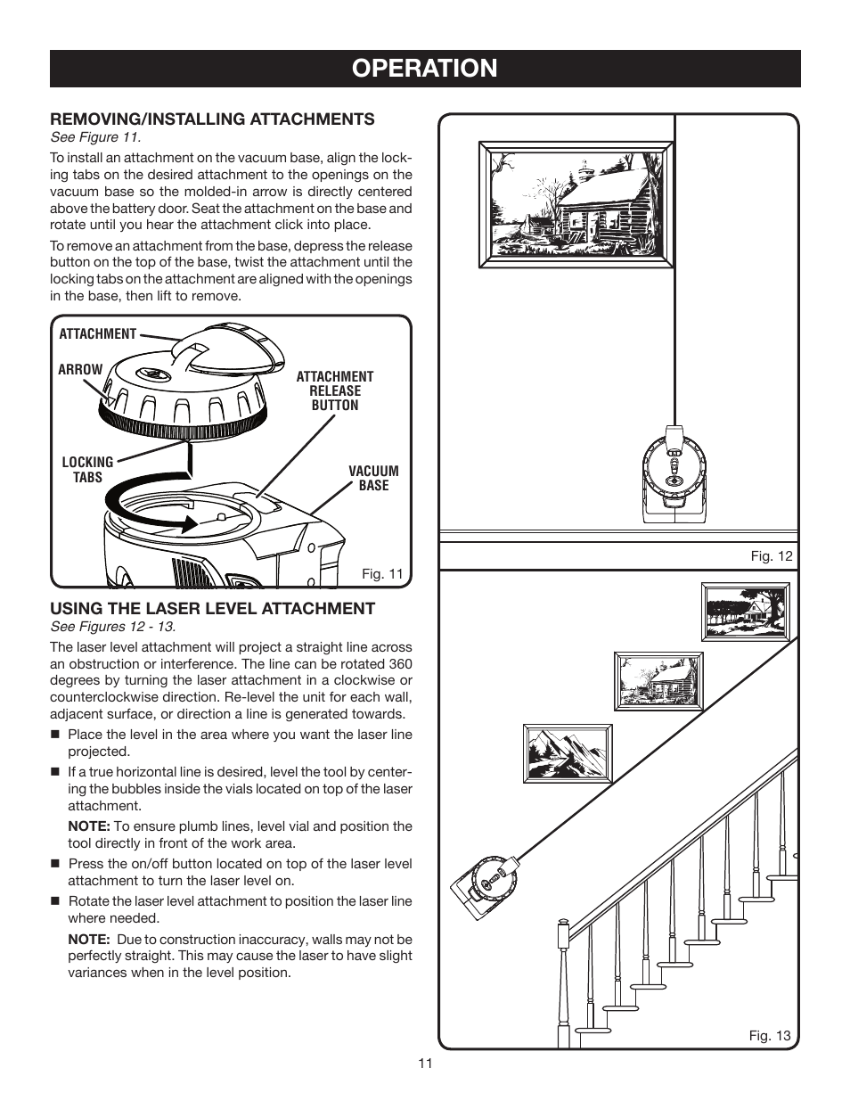 Operation | Ryobi EMM0001 User Manual | Page 11 / 16