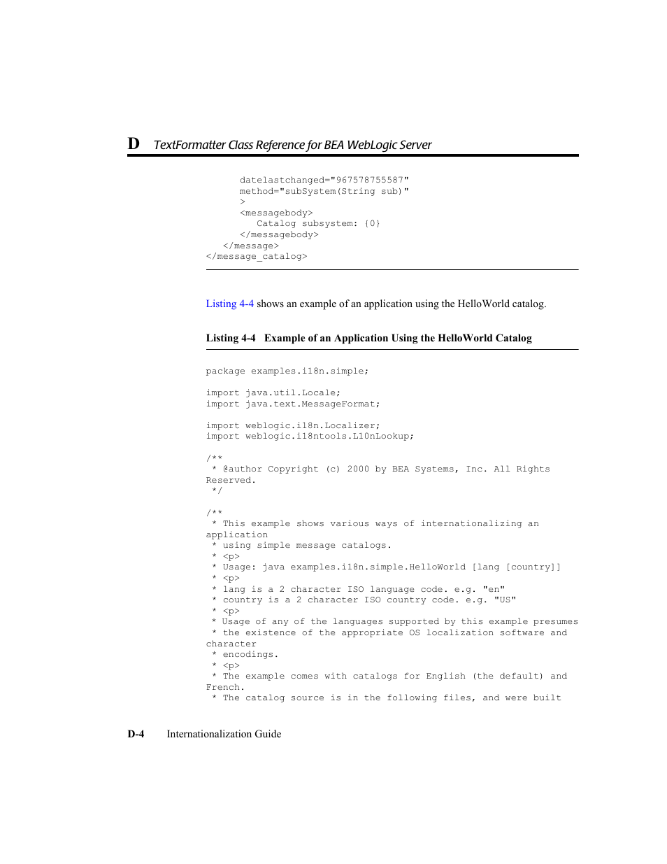 BEA WebLogic Server User Manual | Page 80 / 88