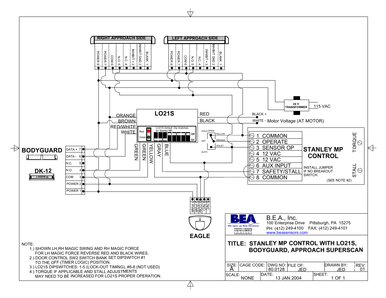 BEA Stanley Dip Switch I User Manual | Page 7 / 20