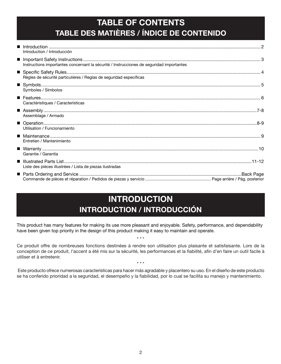 Ryobi RY15519 User Manual | Page 4 / 30