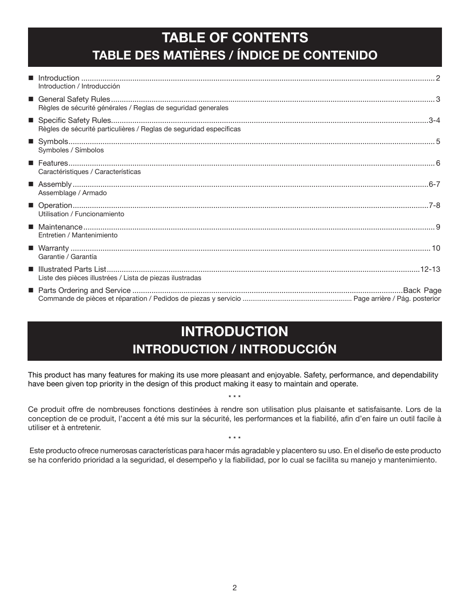 Ryobi RY15702 User Manual | Page 4 / 34