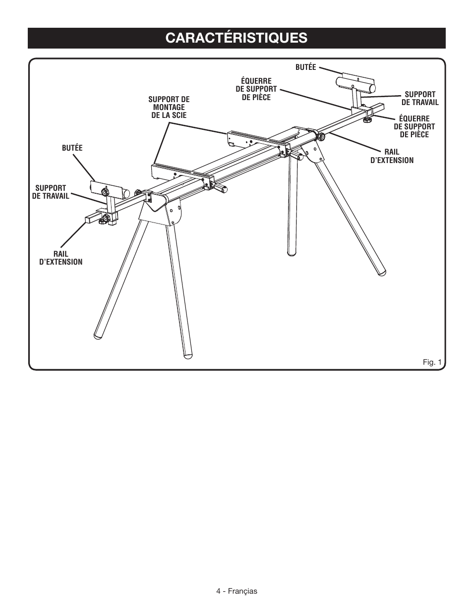 Caractéristiques | Ryobi A18MS01G User Manual | Page 13 / 32