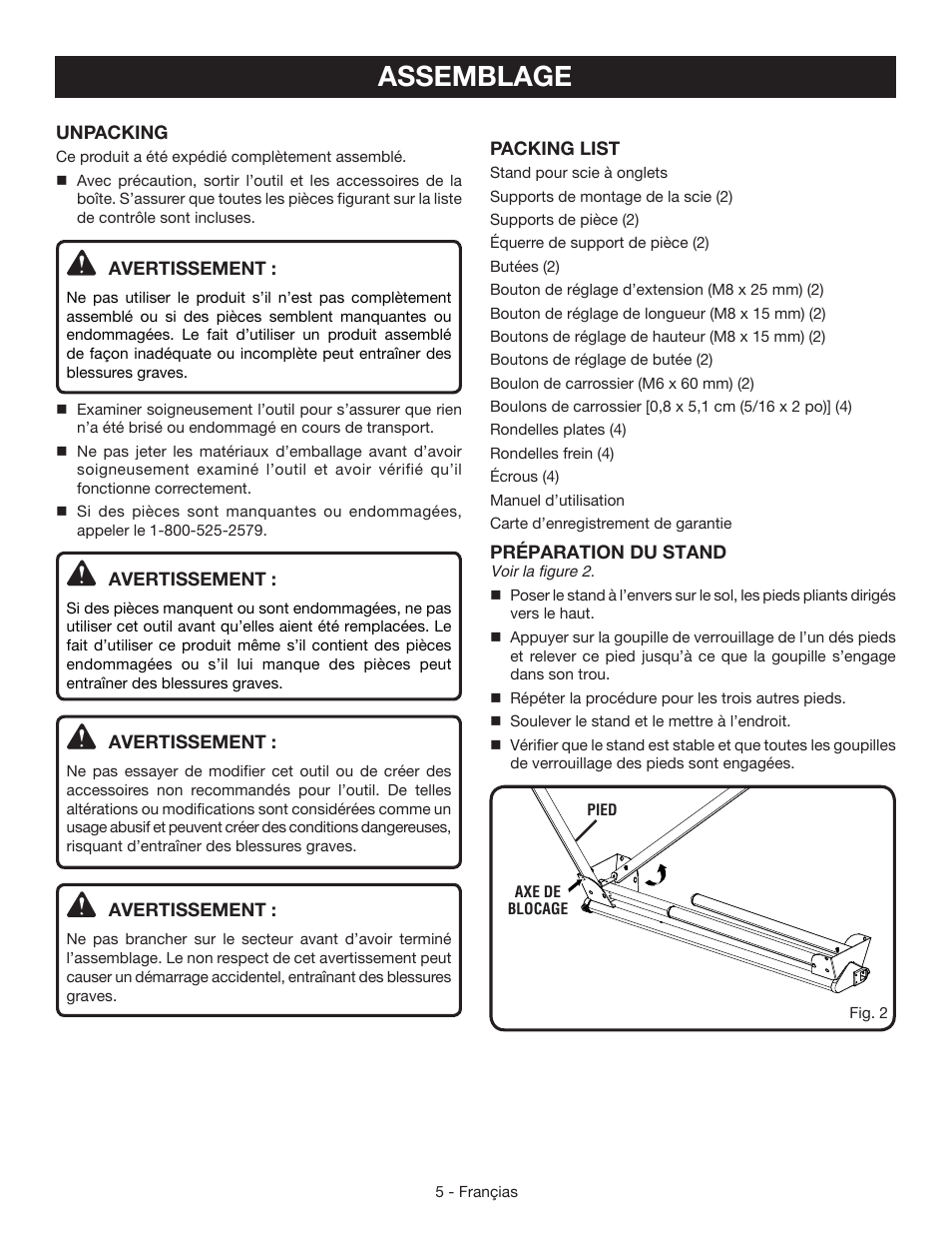 Assemblage | Ryobi A18MS01G User Manual | Page 14 / 32