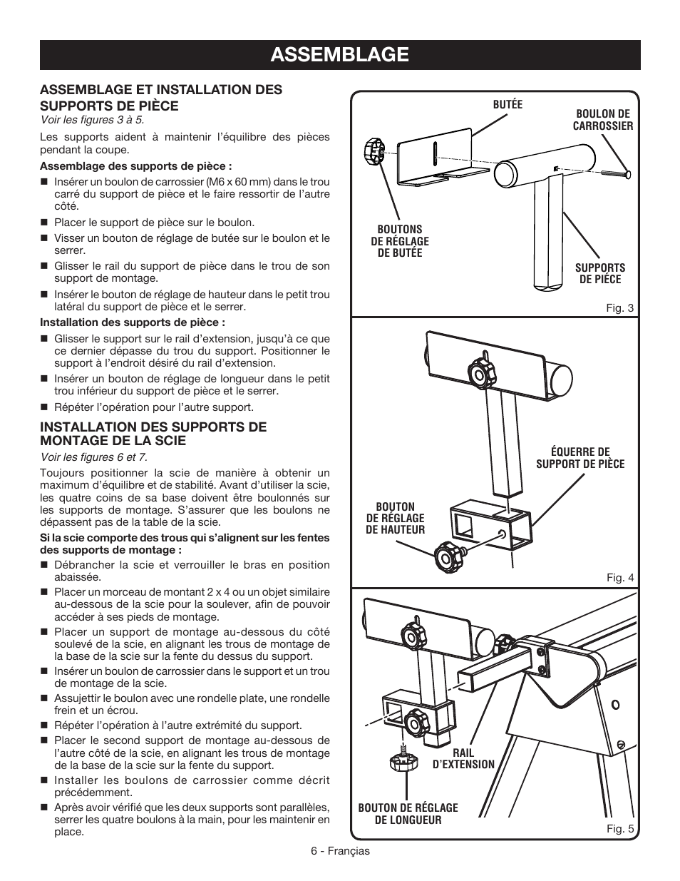 Assemblage | Ryobi A18MS01G User Manual | Page 15 / 32