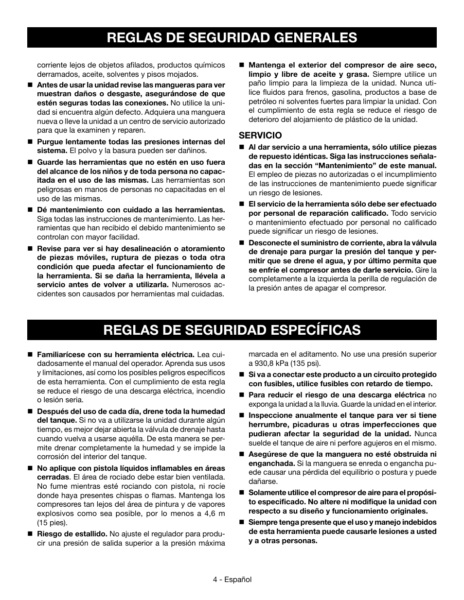 Ryobi YG301PD User Manual | Page 30 / 44