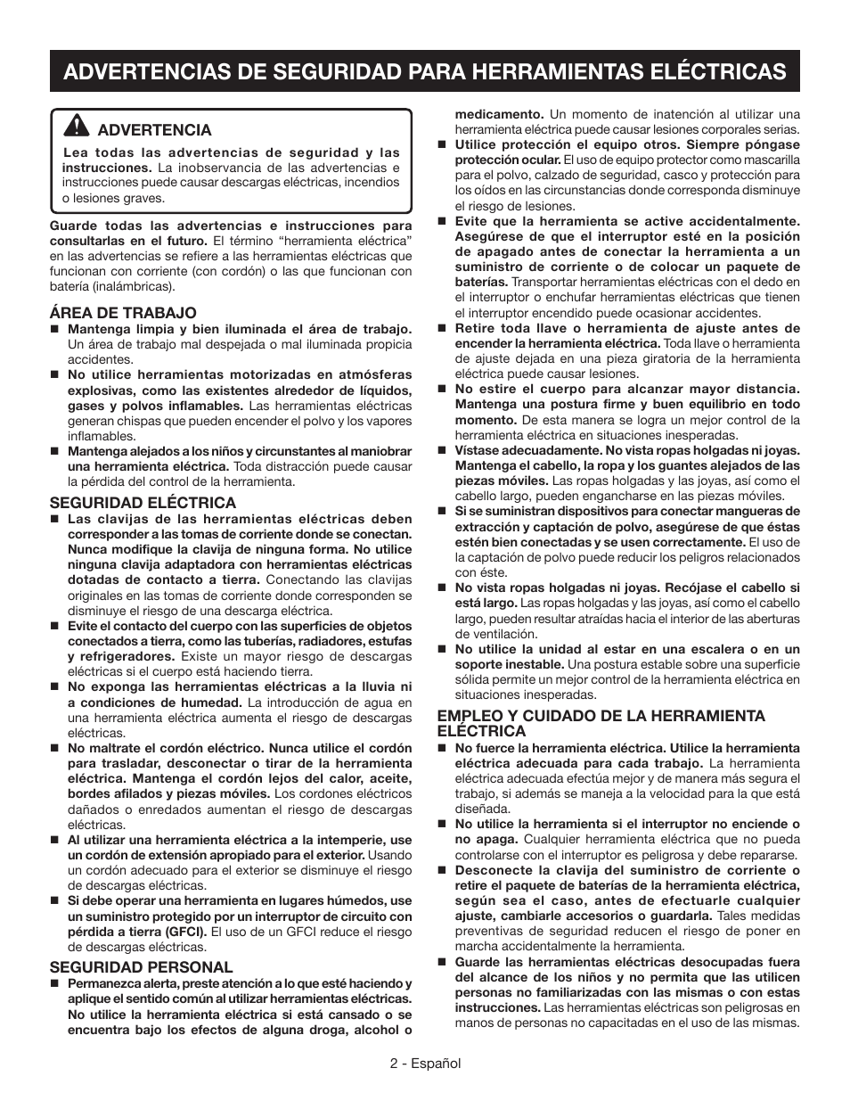 Ryobi AG4031G User Manual | Page 22 / 36