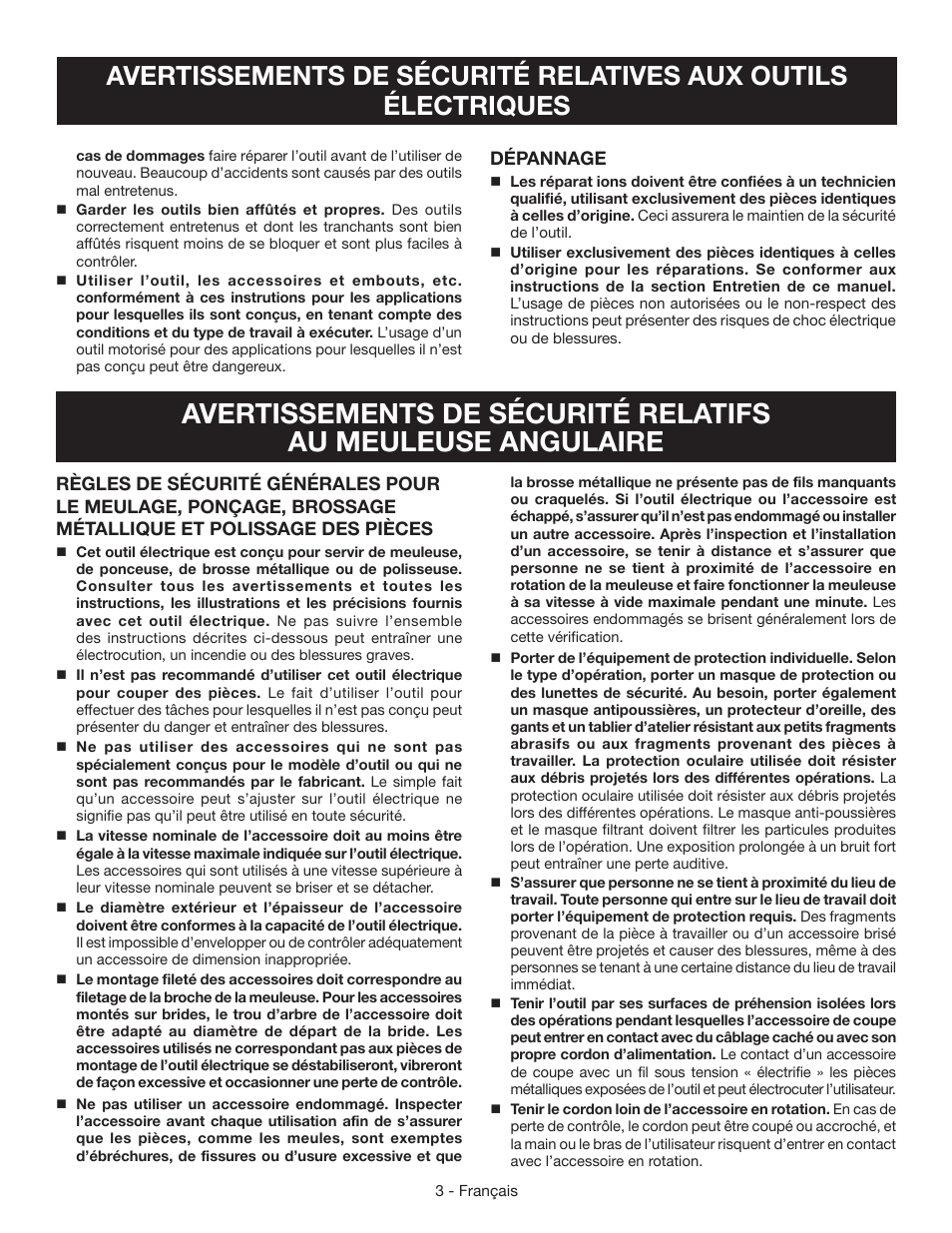 Ryobi AG4531G User Manual | Page 13 / 36