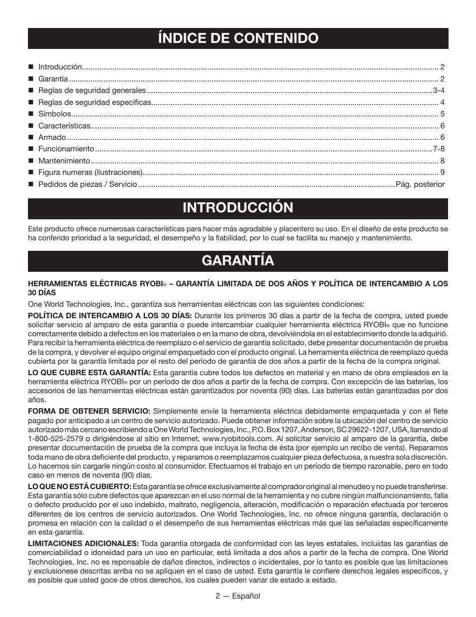 Ryobi JG001 User Manual | Page 16 / 24