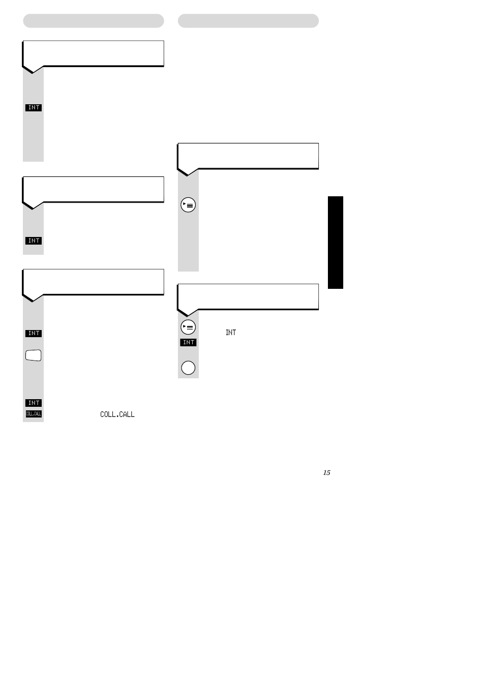 Transferring external calls, Making internal calls | BT 1015  EN User Manual | Page 17 / 46