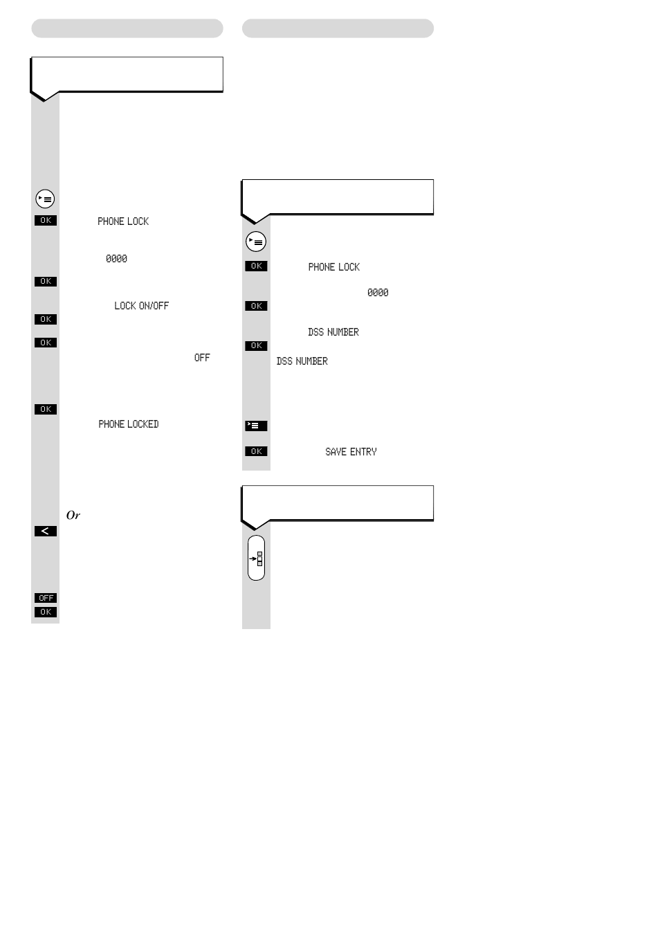 Quickdial number, Phone lock | BT 1015  EN User Manual | Page 32 / 46