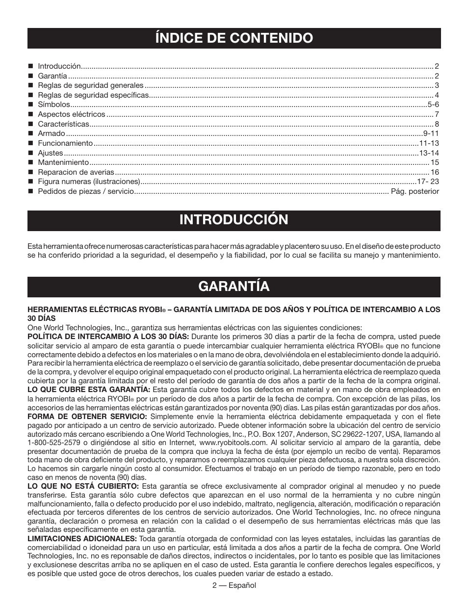 Ryobi BS903 User Manual | Page 32 / 56