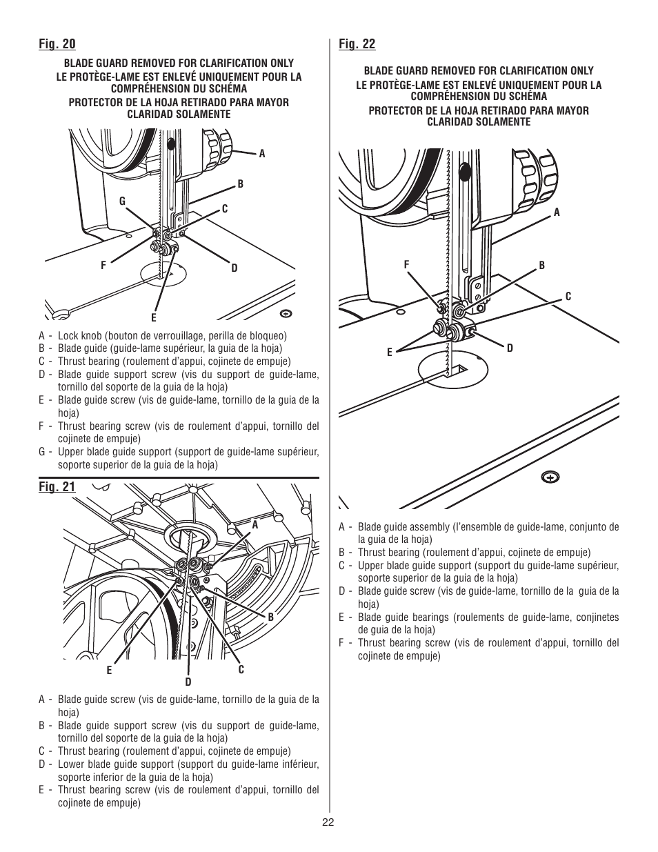 Ryobi BS903 User Manual | Page 52 / 56
