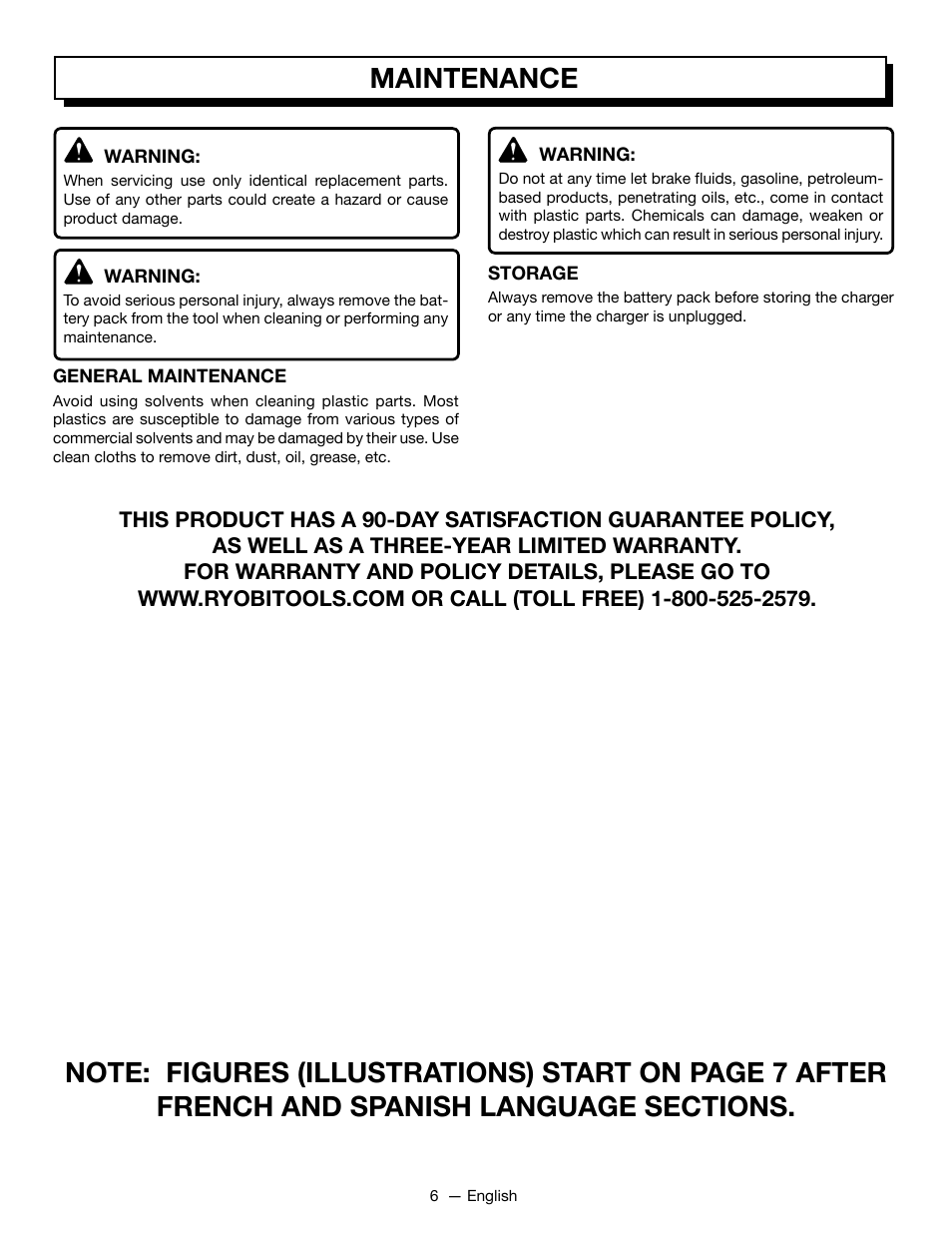 Ryobi C120N User Manual | Page 6 / 20