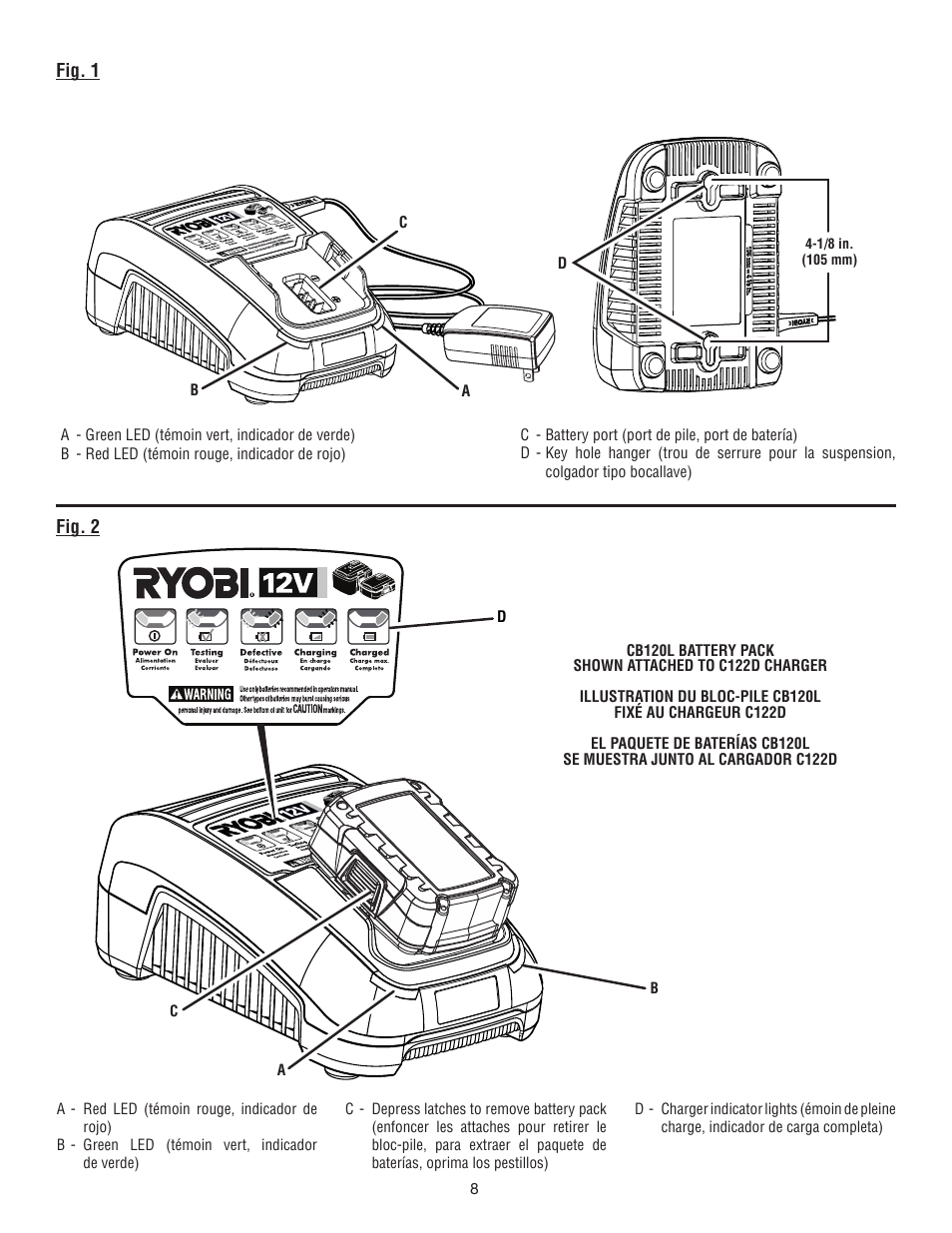 Ryobi C122D User Manual | Page 20 / 24