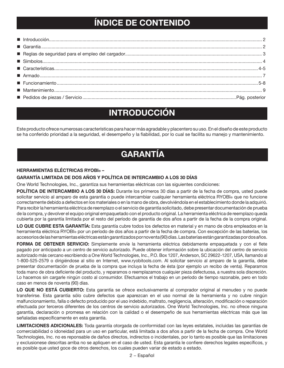 Ryobi CH120L User Manual | Page 18 / 28