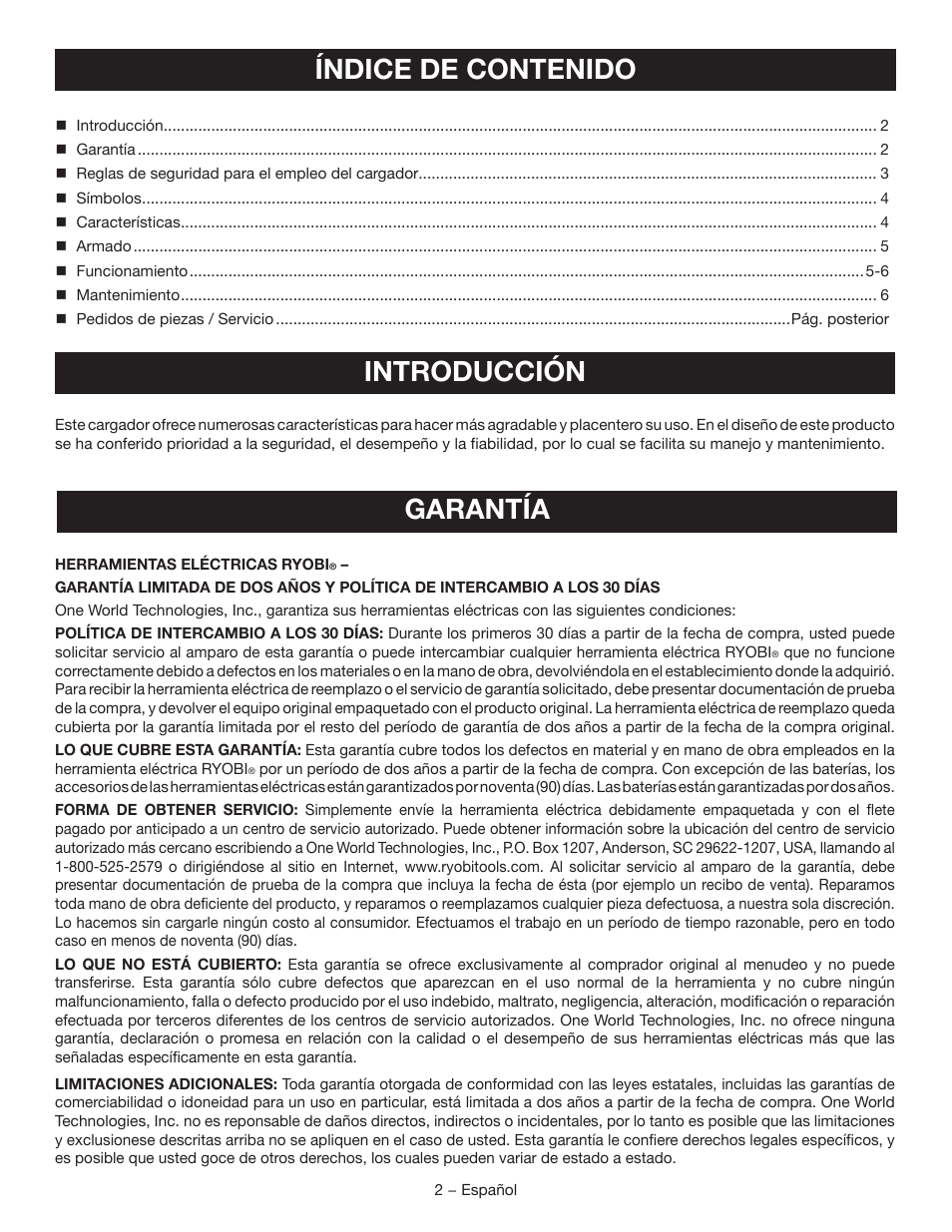 Ryobi P111 User Manual | Page 14 / 20