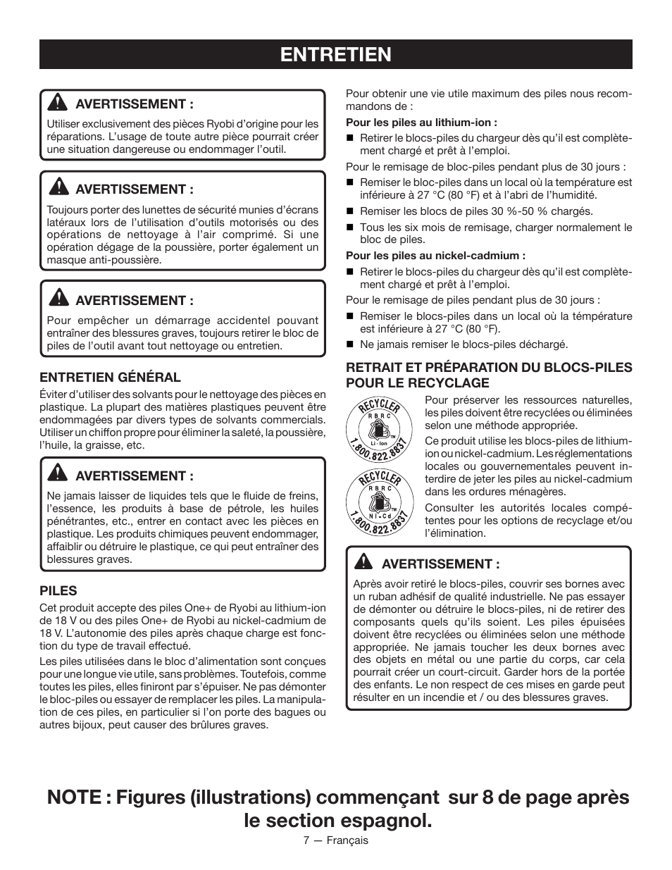 Ryobi P113 User Manual | Page 13 / 24