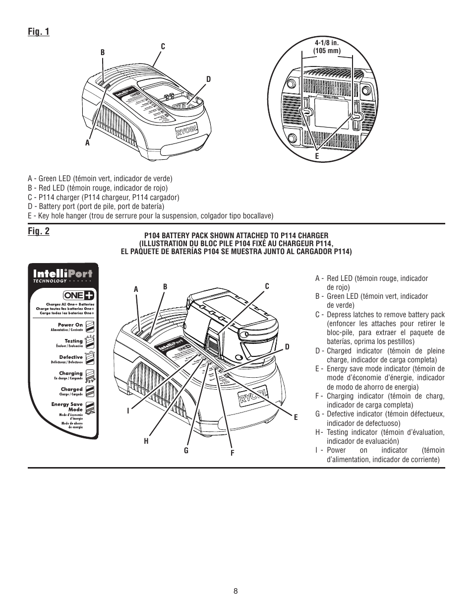 Ryobi P114 User Manual | Page 20 / 24