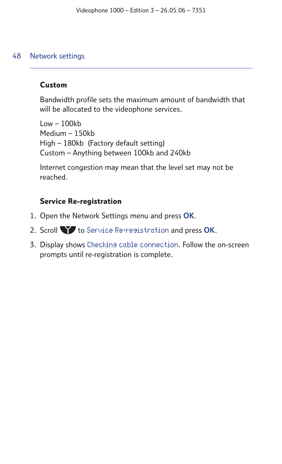 BT Videophone 1000 User Manual | Page 48 / 56