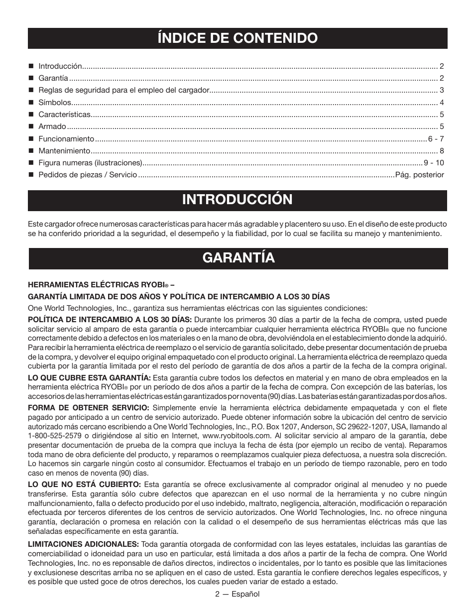 Ryobi P131 User Manual | Page 16 / 25