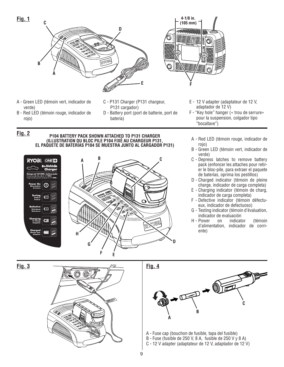 Ryobi P131 User Manual | Page 23 / 25