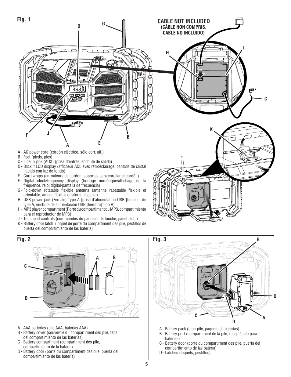 Ryobi P745 User Manual | Page 41 / 44