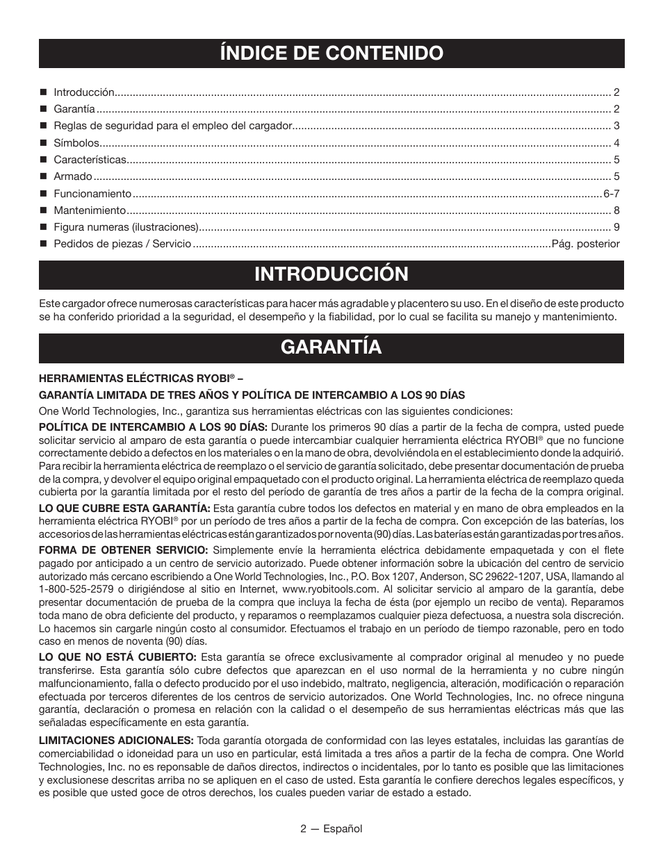Ryobi P114B User Manual | Page 16 / 24