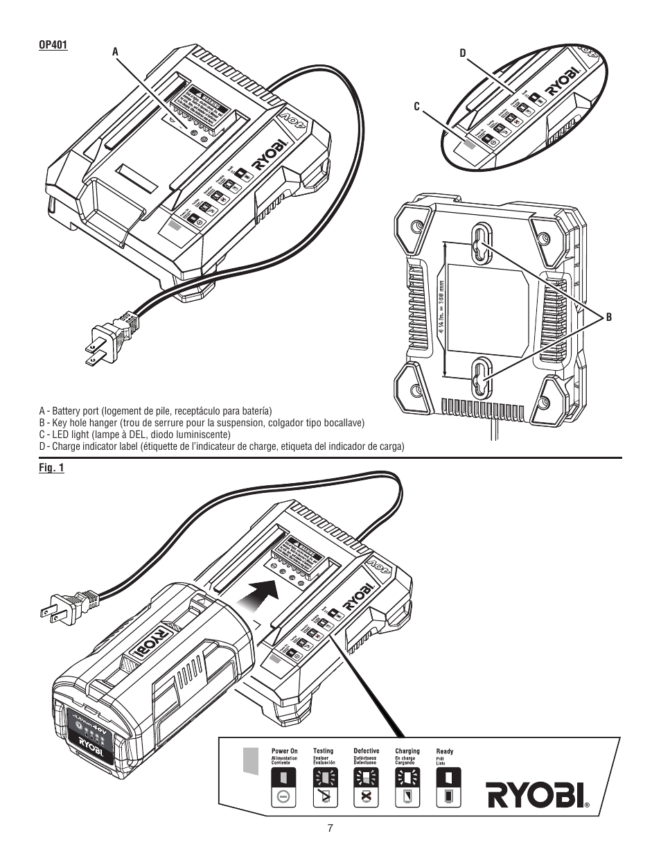 Ryobi OP401 User Manual | Page 15 / 16