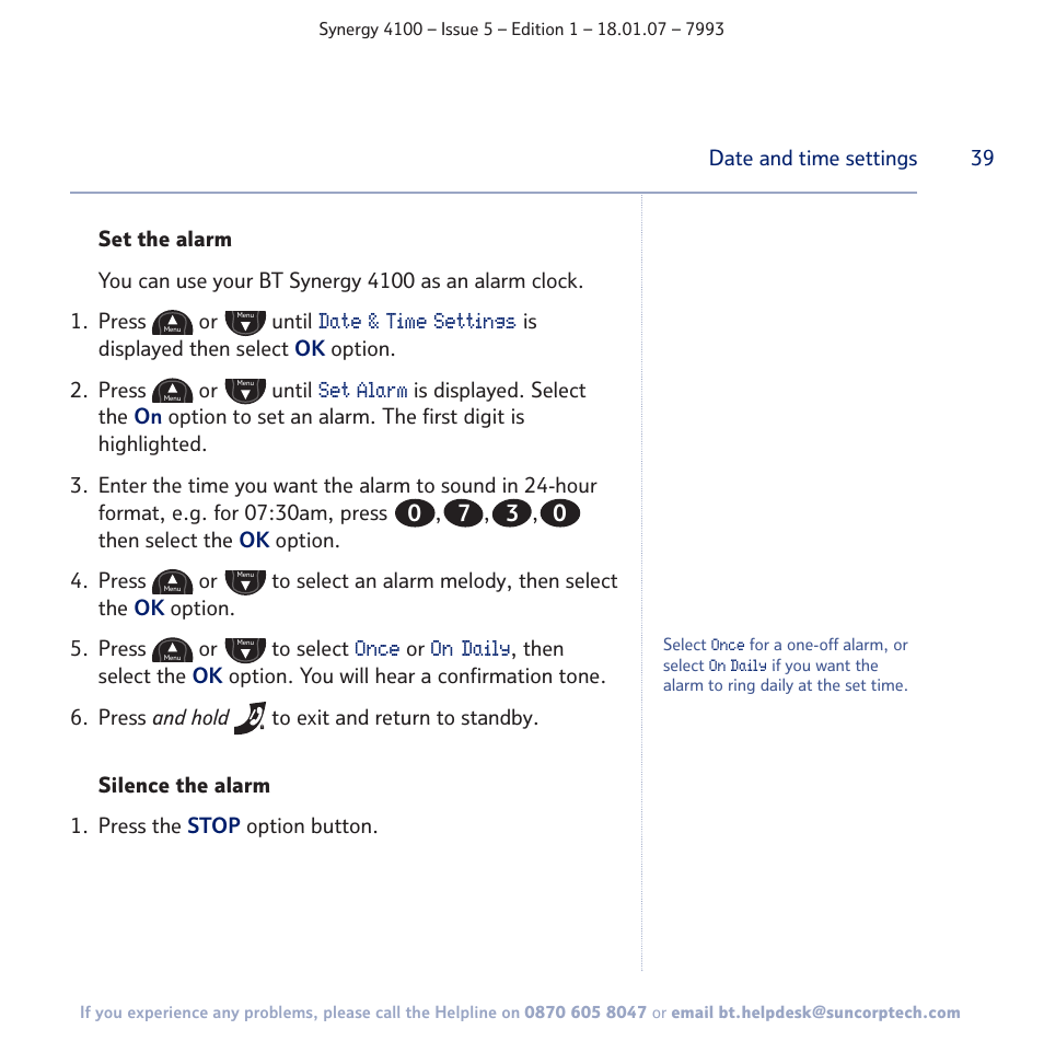 BT SYNERGY 4100 User Manual | Page 39 / 84