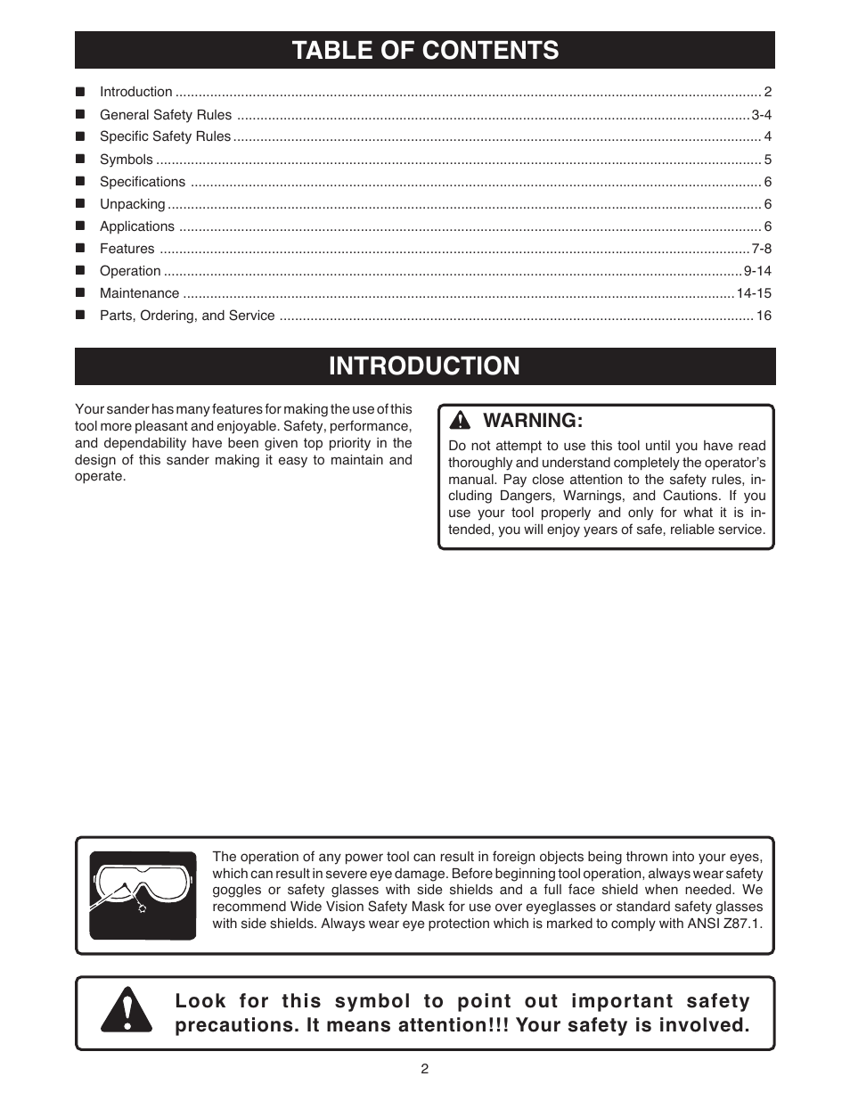 Ryobi BE318 User Manual | Page 2 / 16