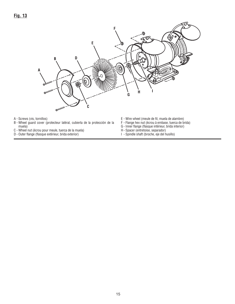 Fig. 13 | Ryobi BG612GSB User Manual | Page 33 / 36