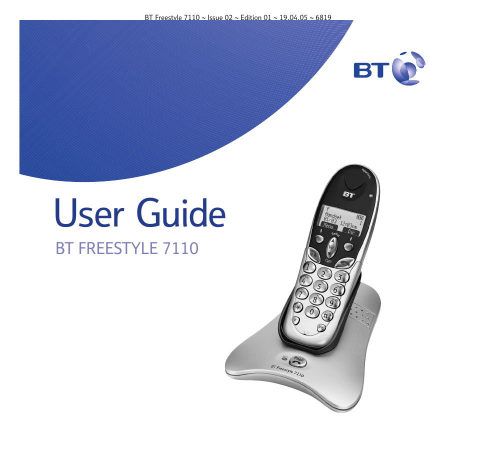BT FREESTYLE 7110 User Manual | 74 pages