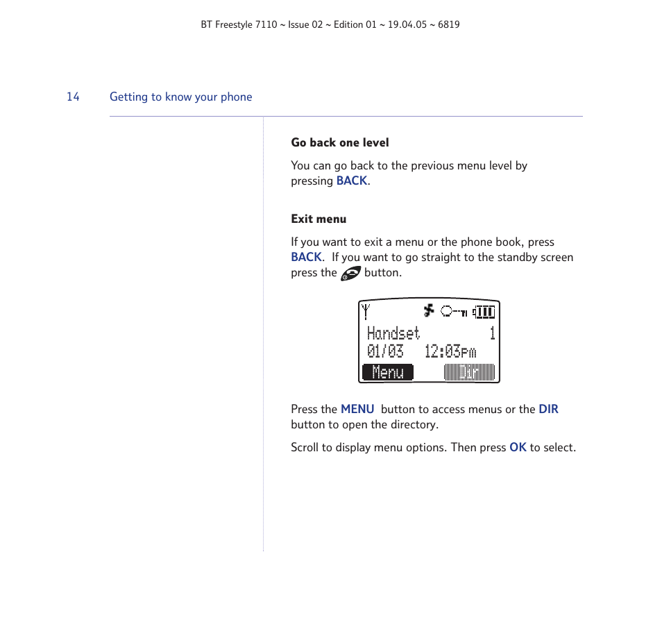 BT FREESTYLE 7110 User Manual | Page 14 / 74