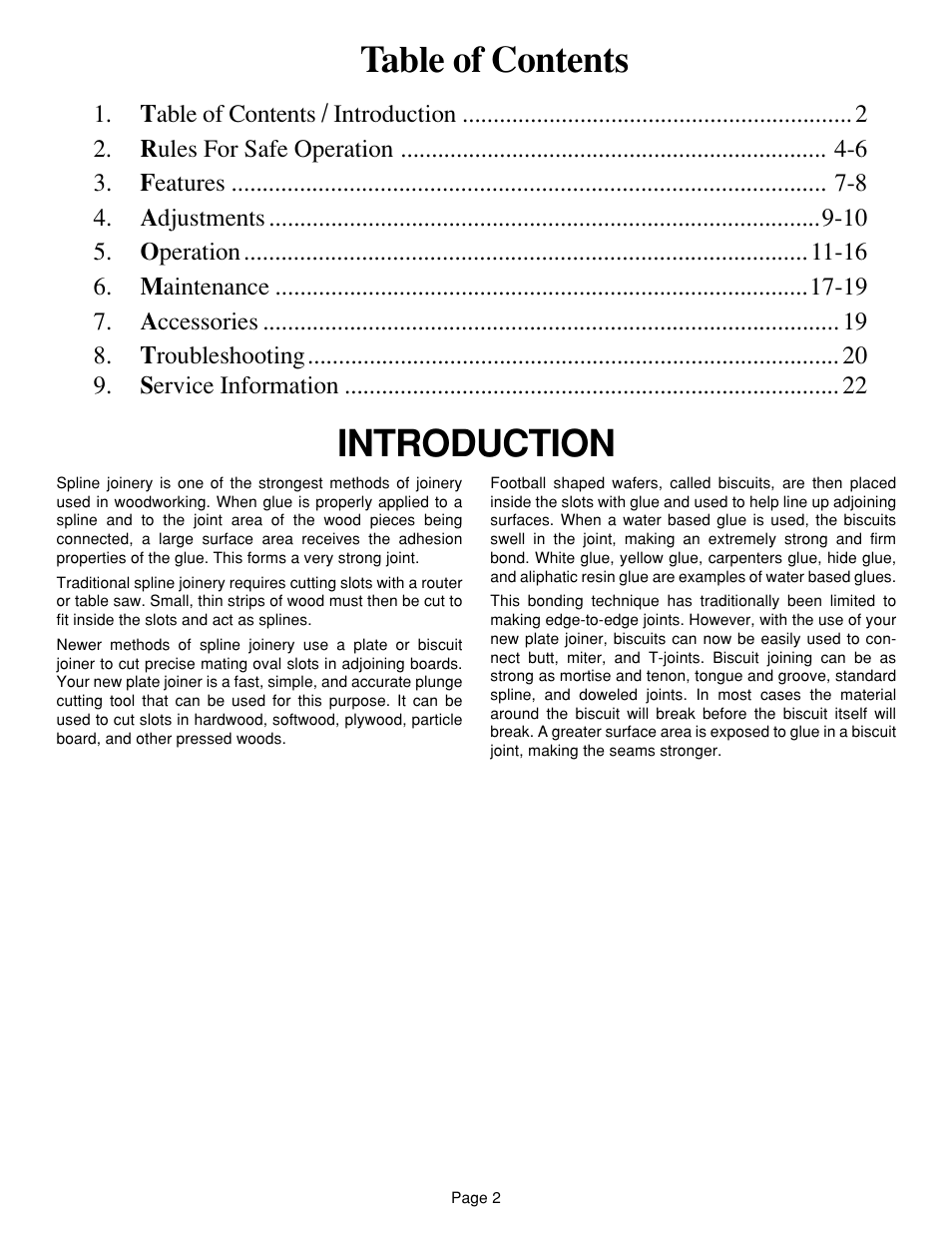 Ryobi JM80 User Manual | Page 2 / 22