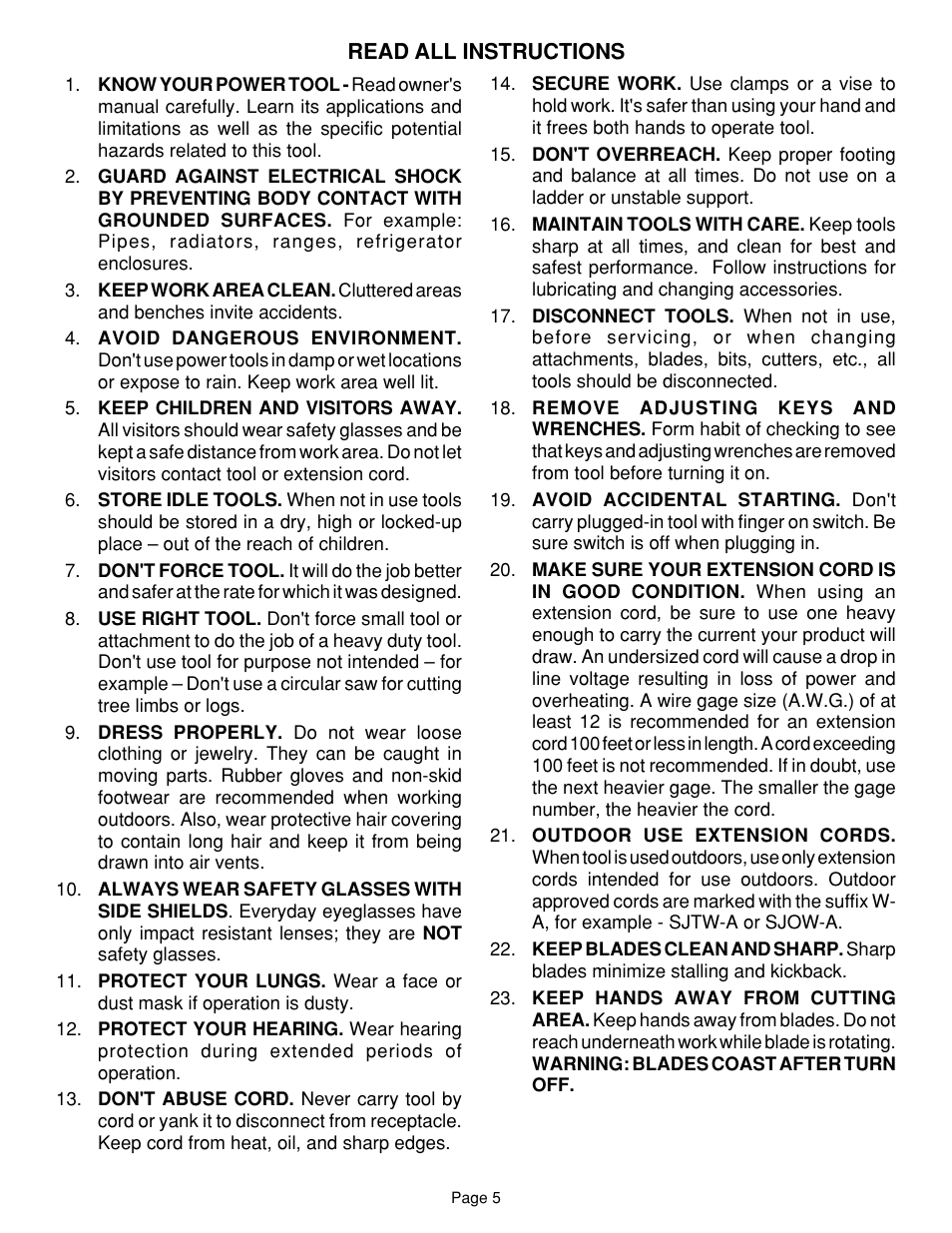 Ryobi JM80 User Manual | Page 5 / 22