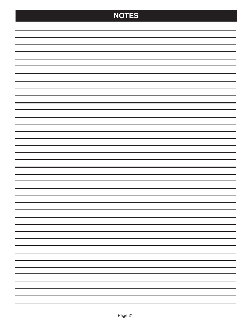 Ryobi JM81-1 User Manual | Page 21 / 22