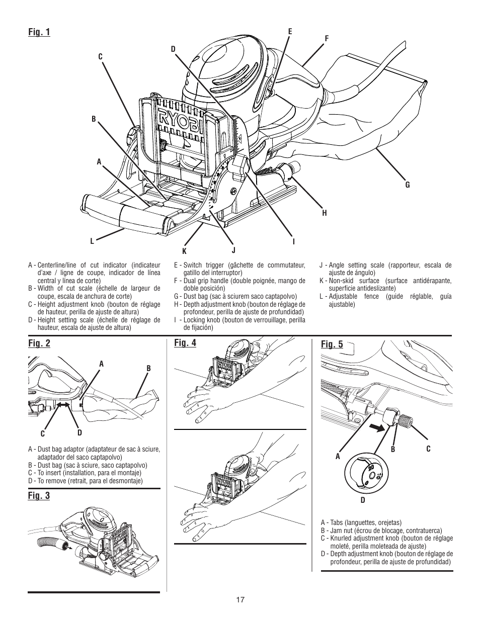 Ryobi JM82G User Manual | Page 47 / 52