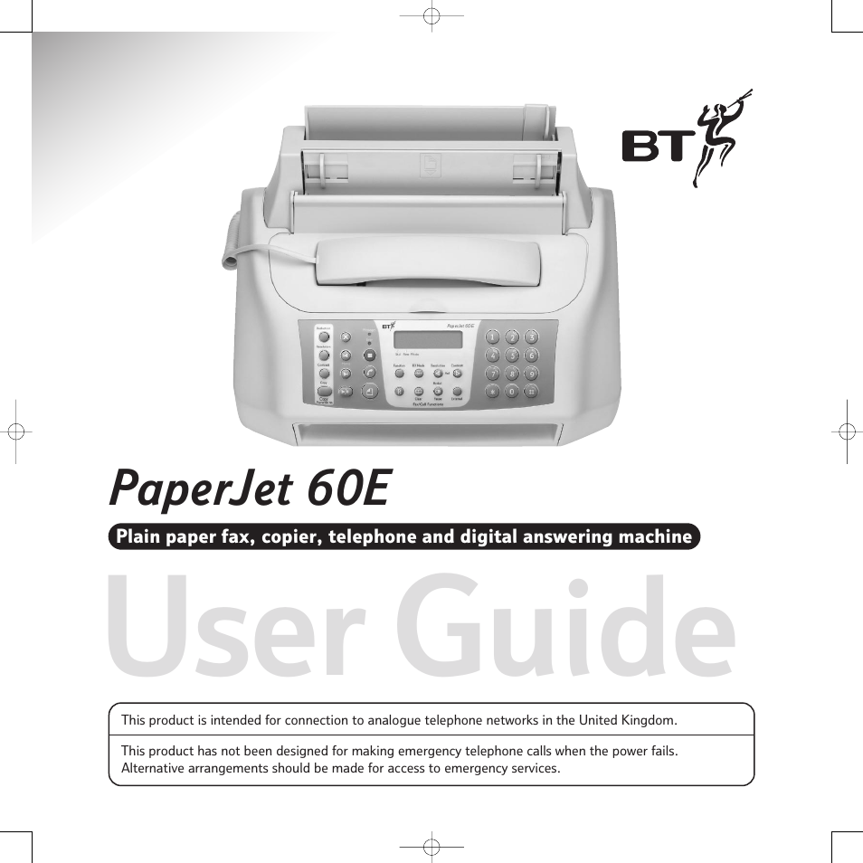 BT PaperJet 60E User Manual | 64 pages