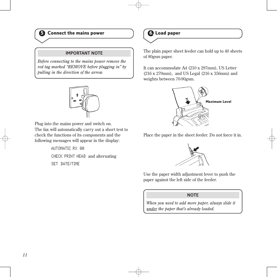 BT PaperJet 60E User Manual | Page 11 / 64