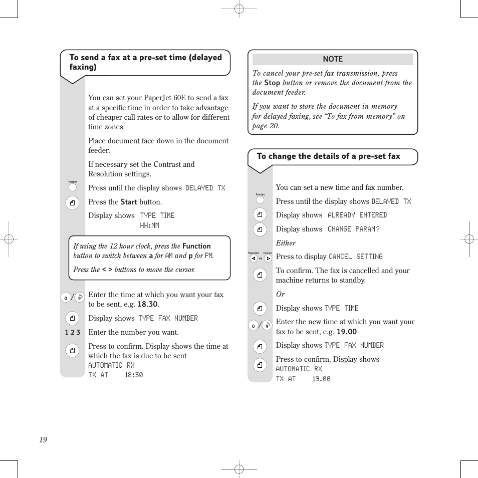 BT PaperJet 60E User Manual | Page 19 / 64