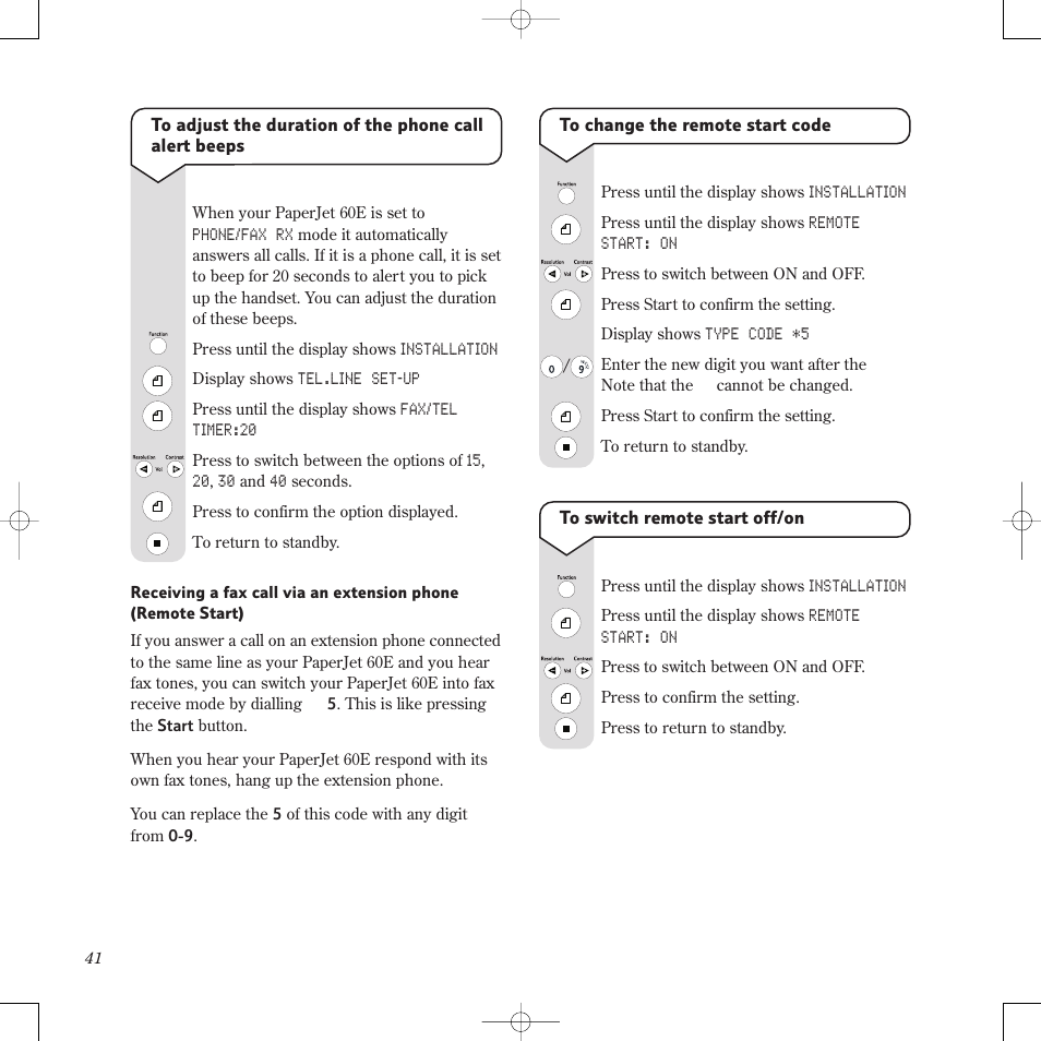 BT PaperJet 60E User Manual | Page 41 / 64