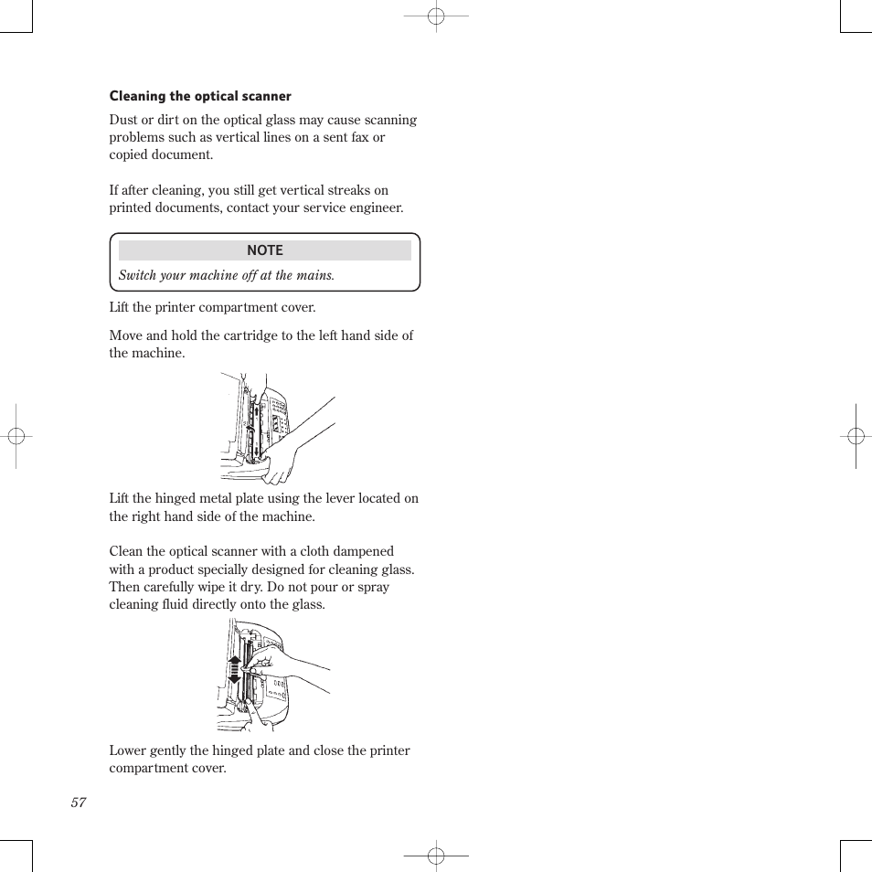 BT PaperJet 60E User Manual | Page 57 / 64