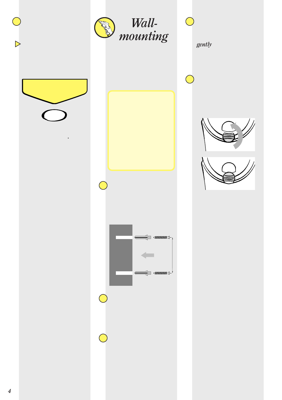 Wall- mounting | BT 100 User Manual | Page 5 / 6