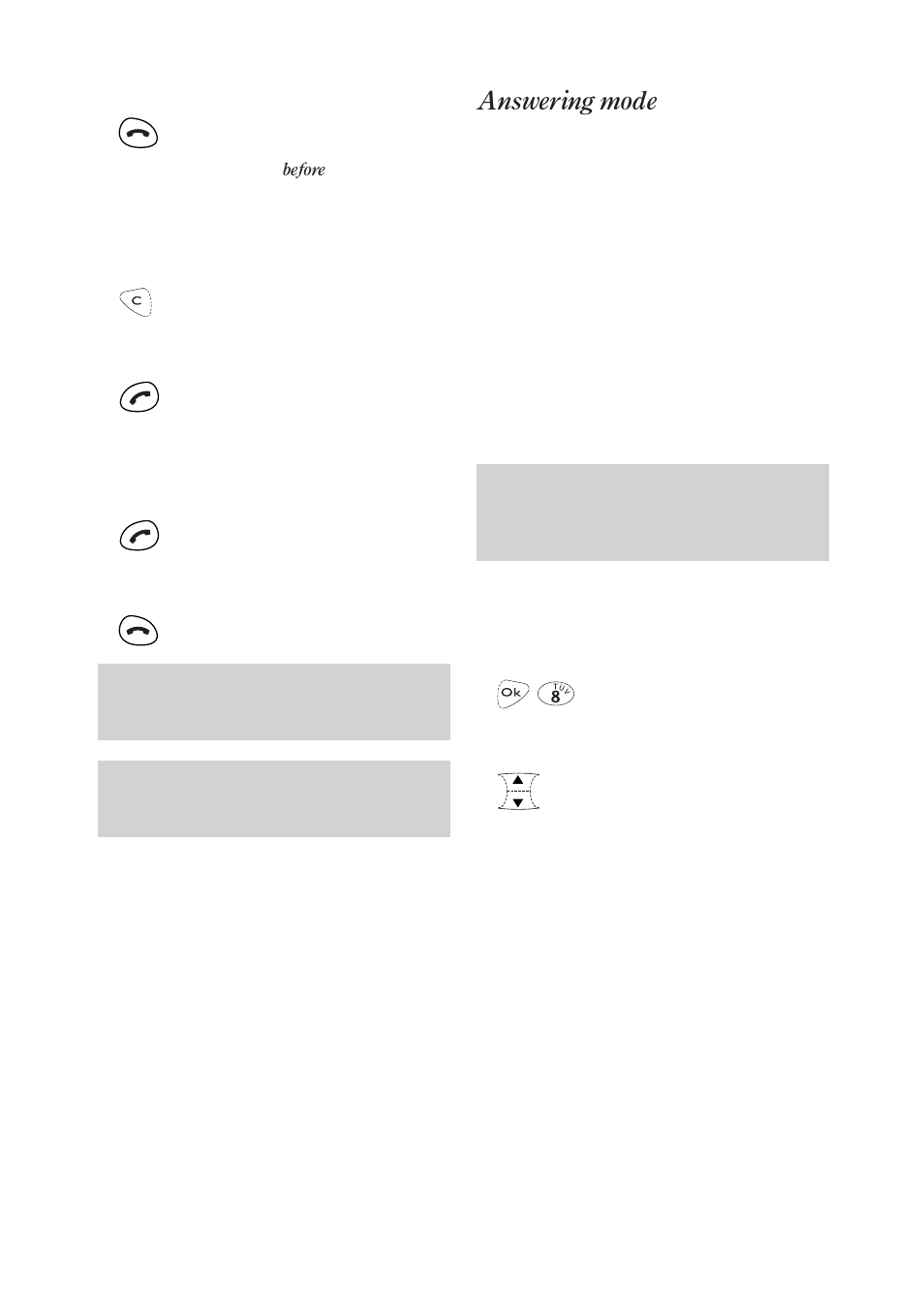 Answering mode | BT On-Air DECTf@x Plus F@x machine and digital telephone system User Manual | Page 30 / 77