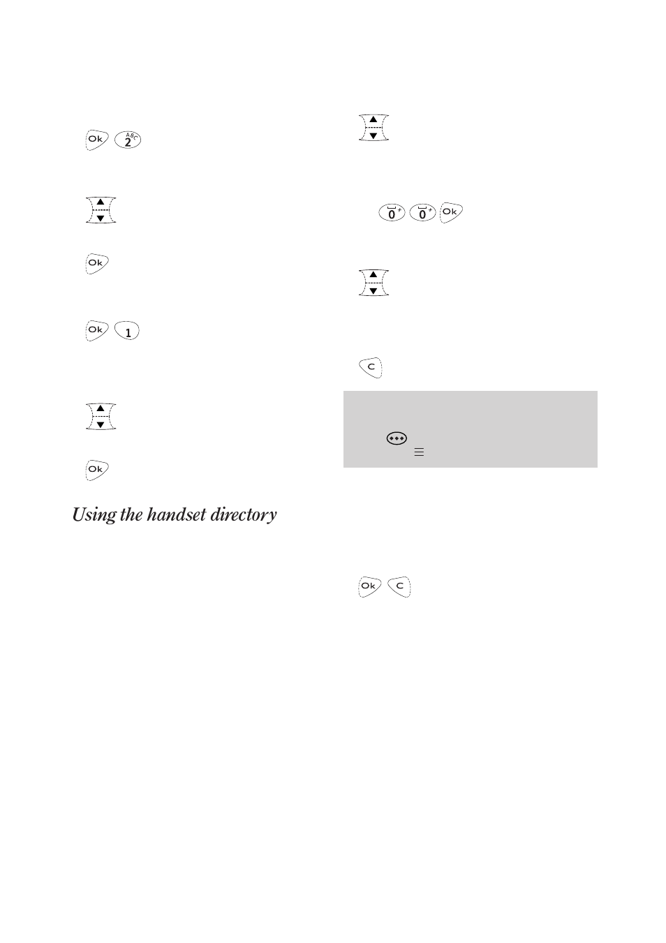 Using the handset directory | BT On-Air DECTf@x Plus F@x machine and digital telephone system User Manual | Page 32 / 77