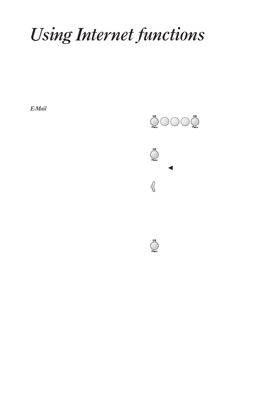 Using internet functions | BT On-Air DECTf@x Plus F@x machine and digital telephone system User Manual | Page 40 / 77