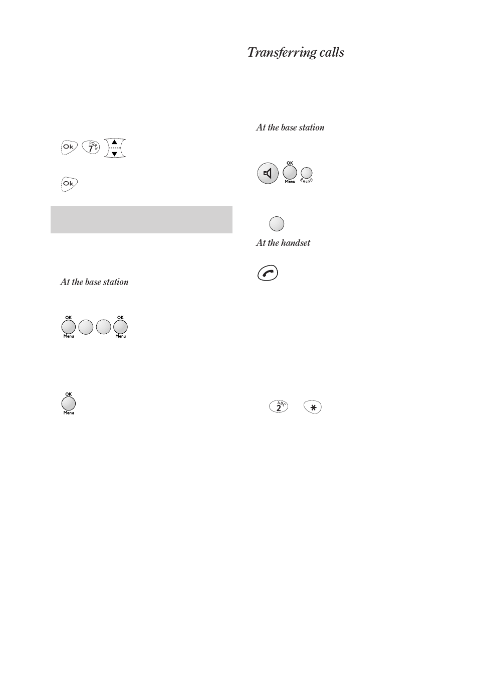 Transferring calls | BT On-Air DECTf@x Plus F@x machine and digital telephone system User Manual | Page 59 / 77