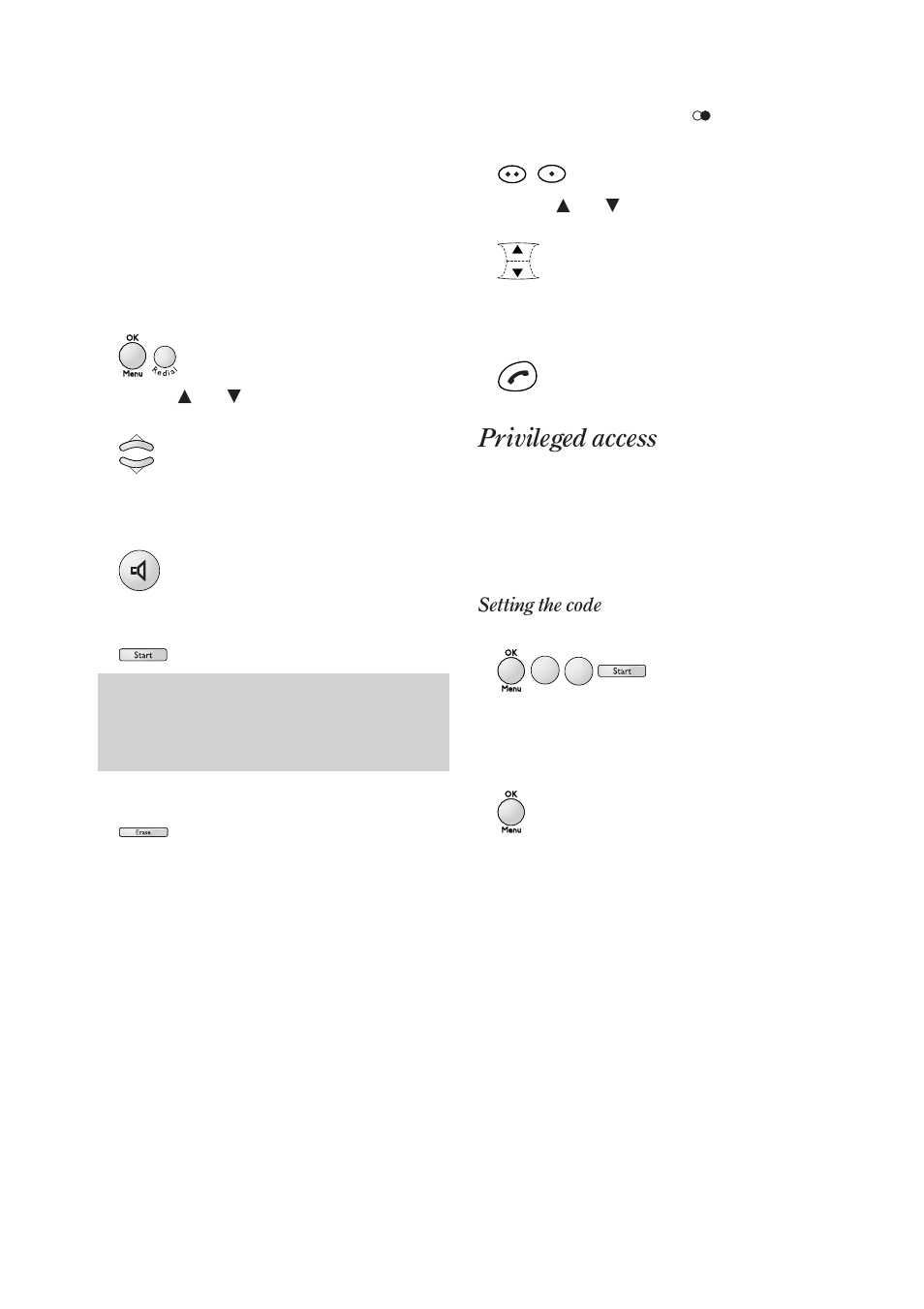 Privileged access | BT On-Air DECTf@x Plus F@x machine and digital telephone system User Manual | Page 65 / 77
